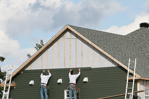 Professional Siding Contractor technician working in Ward, CO